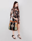 American Darling ADBG574D1 Large Crossbody Saddle Blanket Hair On Genuine Leather Women Bag Western Handbag Purse