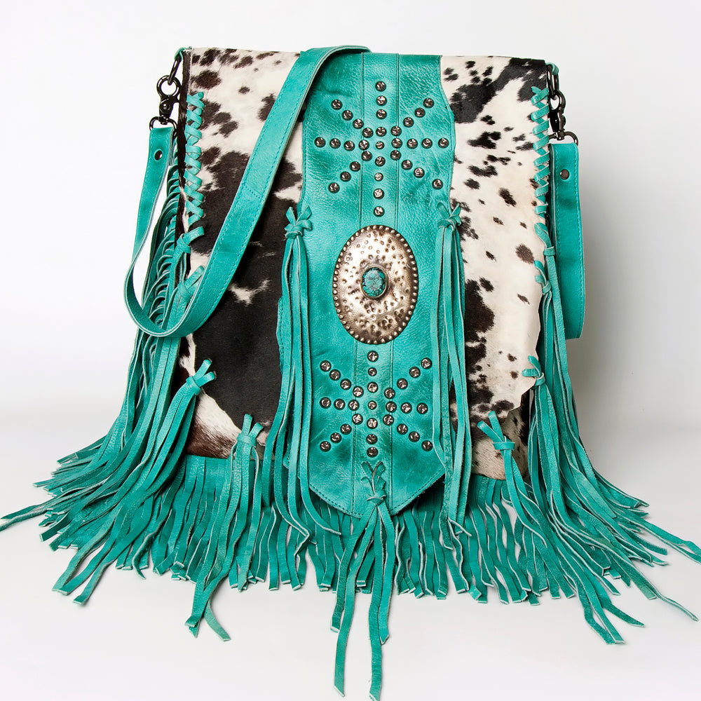 American Darling Large Crossbody Hair On Genuine Leather Women Bag Western Handbag Purse