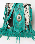 American Darling Large Crossbody Hair On Genuine Leather Women Bag Western Handbag Purse