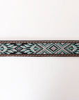 HILASON Western Genuine Leather Belt for Men Women Cowboy Cowgirl Handmade Unisex Full Grain Heavy Duty Tooled Beaded Belt