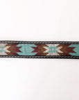 HILASON Western Genuine Leather Belt for Men Women Cowboy Cowgirl Handmade Unisex Full Grain Heavy Duty Tooled Beaded Belt