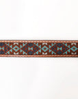HILASON Western Genuine Leather Belt for Men Women Cowboy Cowgirl Handmade Unisex Full Grain Heavy Duty Tooled Beaded Belt