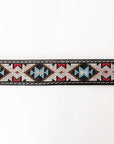 HILASON Western Genuine Leather Belt for Men Women Cowboy Cowgirl Handmade Unisex Full Grain Heavy Duty Tooled Beaded Belt