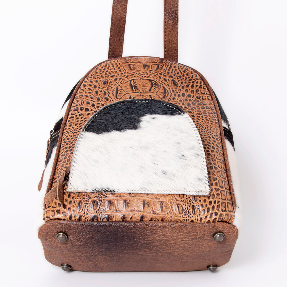 American Darling Hair On Genuine Leather Women Bag Western Handbag Purse