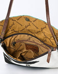 ADBGS178BC American Darling Hair On Crocodile Embossed Genuine Leather Women Bag Western Handbag Purse