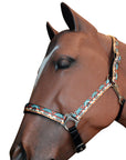 Hilason 1 Inch Fully Adjustable Halter US Flag Polyester