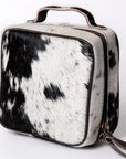 American Darling Hand Tooled Hair On Genuine Leather Women Bag Western Handbag Purse