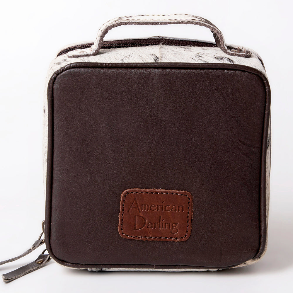 American Darling Hand Tooled Hair On Genuine Leather Women Bag Western Handbag Purse