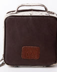 American Darling Hand Tooled Hair On Genuine Leather Women Bag Western Handbag Purse