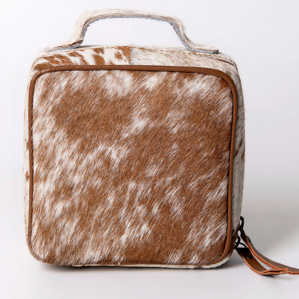 American Darling Jewelry Case Hair-On Genuine Leather Women Bag Western Handbag Purse
