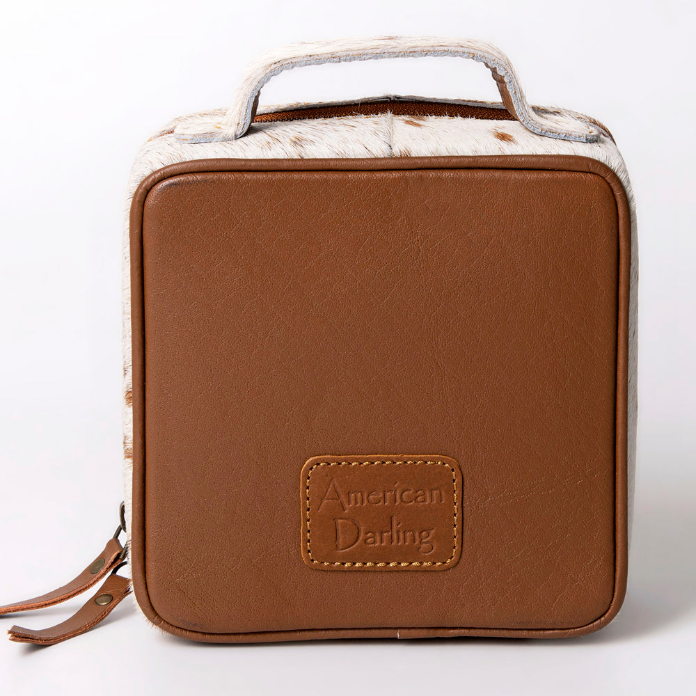 American Darling Jewelry Case Hair-On Genuine Leather Women Bag Western Handbag Purse