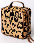 American Darling Jewelry Case Hair-On Genuine Leather Women Bag Western Handbag Purse