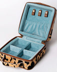 American Darling Jewelry Case Hair-On Genuine Leather Women Bag Western Handbag Purse