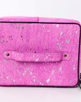 American Darling ADBGA315B Jewelry Case Hair-On Genuine Leather Women Bag Western Handbag Purse