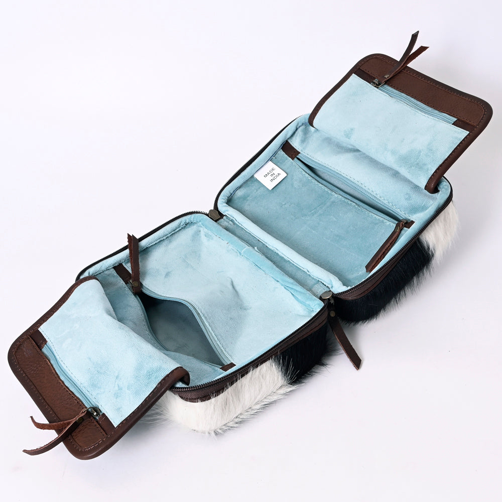 American Darling ADBGA316 Jewelry Case Hand Tooled Hair-On Genuine Leather Women Bag Western Handbag Purse
