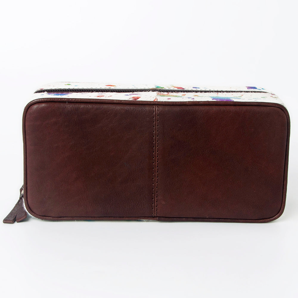 American Darling Jewelry Case Hair-On Genuine Leather Women Bag Western Handbag Purse
