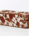 American Darling Jewelry Case Hair-On Genuine Leather Women Bag Western Handbag Purse