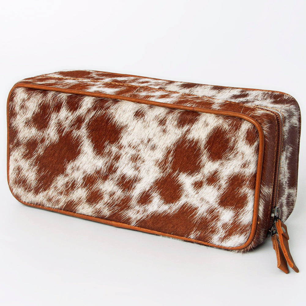 American Darling Jewelry Case Hair-On Genuine Leather Women Bag Western Handbag Purse