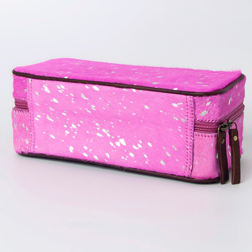 American Darling Jewelry Case Hair-On Genuine Leather Women Bag Western Handbag Purse