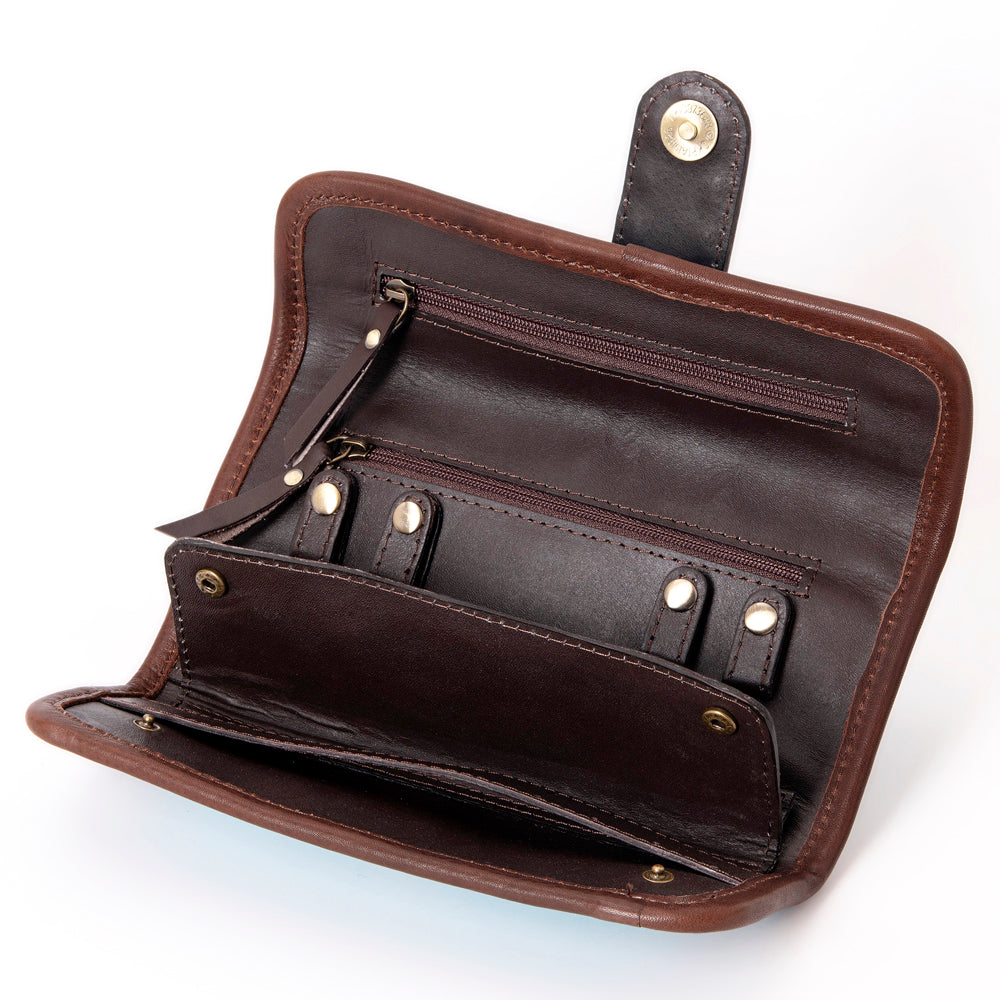 American Darling Jewelry Case Hand Tooled Saddle Blanket Genuine Leather Women Bag Western Handbag Purse
