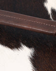 American Darling Hand Tooled Hair On Genuine Leather Women Bag Western Handbag Purse