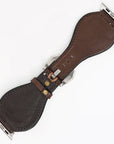 American Darling Floral Hand Tooled I watch Men Women Genuine Leather Strap