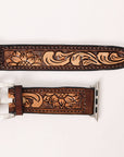 American Darling Floral Hand Tooled I watch Men Women Genuine Leather