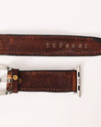 American Darling Beautifully Hand Tooled Genuine American Leather I watch Strap Men and Women Unisex