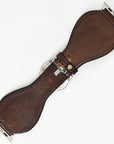 American Darling Floral Hand Tooled I watch Men Women Genuine Leather Strap