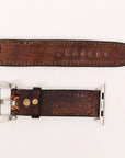 American Darling Beautifully Hand Tooled Genuine American Leather I watch Strap Men and Women Unisex