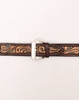 American Darling Beautifully Hand Tooled Genuine American Leather I watch Strap Men and Women Unisex