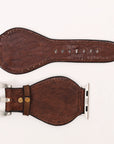 American Darling Beautifully Hand Tooled Genuine American Leather I watch Strap Men and Women Unisex