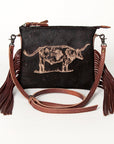 American Darling Small Crossbody Saddle Blanket Genuine Leather women bag western handbag purse