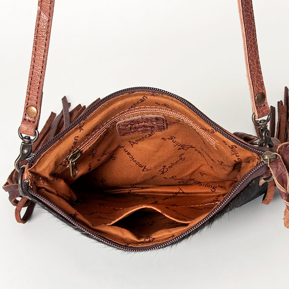 American Darling Small Crossbody Saddle Blanket Genuine Leather women bag western handbag purse