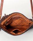 American Darling Small Crossbody Saddle Blanket Genuine Leather women bag western handbag purse