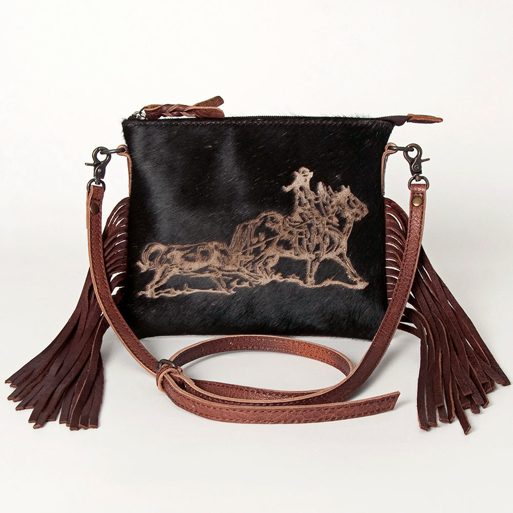 American Darling Small Crossbody Saddle Blanket Genuine Leather women bag western handbag purse