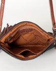 American Darling Small Crossbody Saddle Blanket Genuine Leather women bag western handbag purse