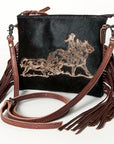 American Darling Small Crossbody Saddle Blanket Genuine Leather women bag western handbag purse