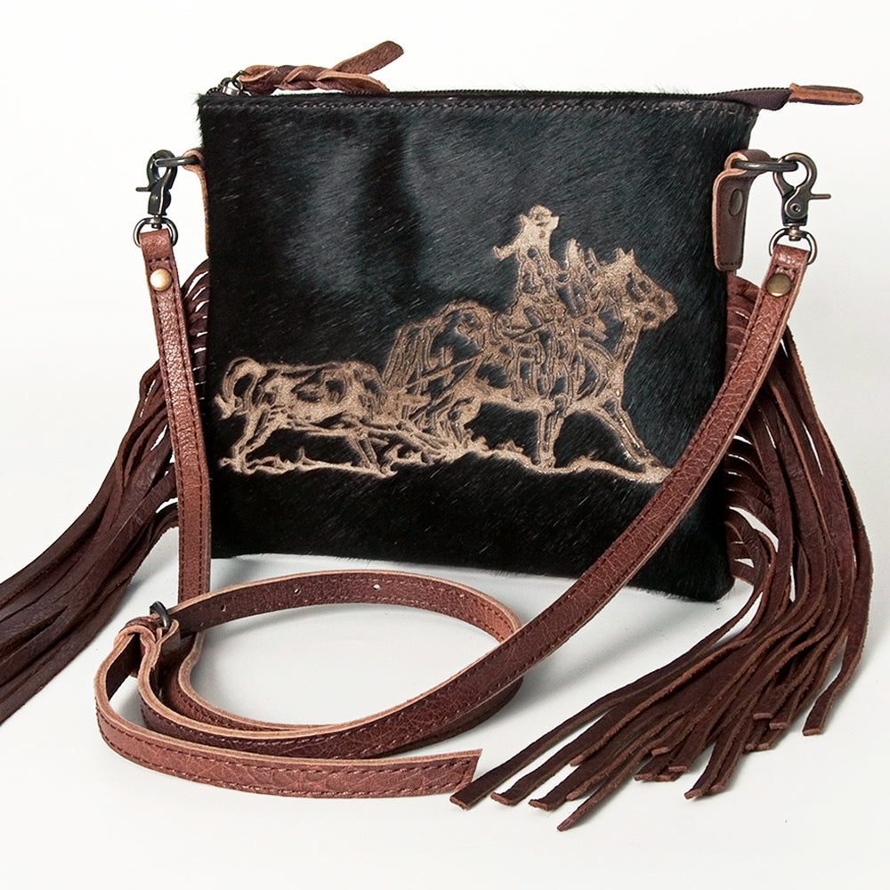 American Darling Small Crossbody Genuine Leather women bag western handbag purse