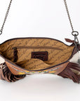 American Darling Cross Body I Hand Tooled Hair-On Genuine Leather Women Bag Western Handbag Purse