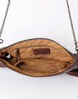 American Darling Cross Body I Hand Tooled Hair-On Genuine Leather Women Bag Western Handbag Purse