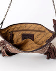American Darling Cross Body I Hand Tooled Hair-On Genuine Leather Women Bag Western Handbag Purse