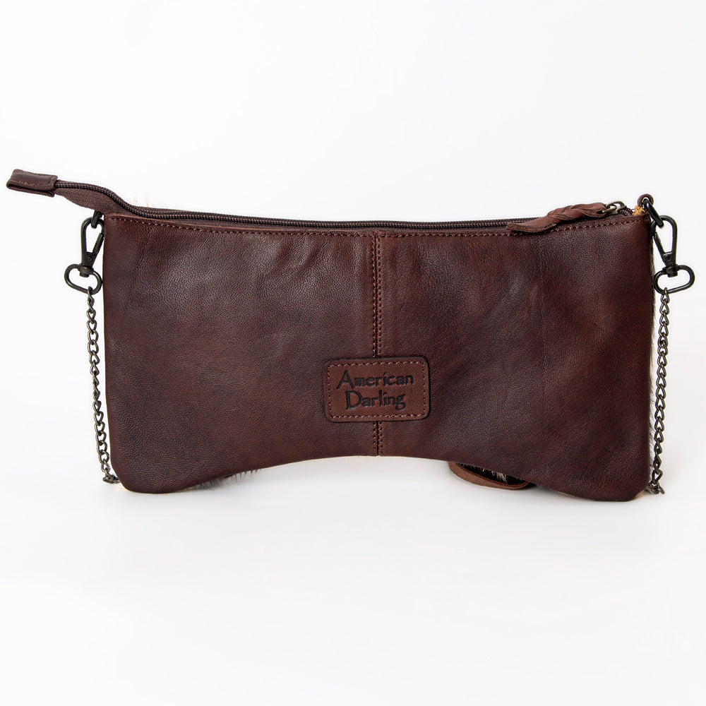 American Darling Cross Body I Hand Tooled Hair-On Genuine Leather Women Bag Western Handbag Purse