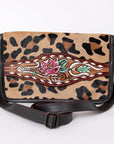 American Darling Cross Body I Hand Tooled Hair-On Genuine Leather Women Bag Western Handbag Purse