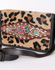 American Darling Cross Body I Hand Tooled Hair-On Genuine Leather Women Bag Western Handbag Purse