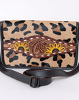 American Darling Cross Body I Hand Tooled Hair-On Genuine Leather Women Bag Western Handbag Purse