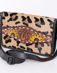 American Darling Cross Body I Hand Tooled Hair-On Genuine Leather Women Bag Western Handbag Purse