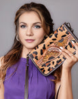 American Darling Cross Body I Hand Tooled Hair-On Genuine Leather Women Bag Western Handbag Purse