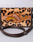 American Darling Cross Body I Hand Tooled Hair-On Genuine Leather Women Bag Western Handbag Purse
