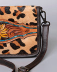 American Darling Cross Body I Hand Tooled Hair-On Genuine Leather Women Bag Western Handbag Purse